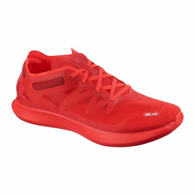 Salomon Singapore Mens Road Running Shoes - S/LAB PHANTASM Red | 53781-MQPJ